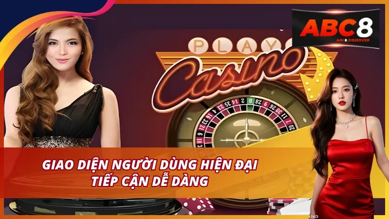 Giao diện người dùng hiện đại tiếp cận dễ dàng